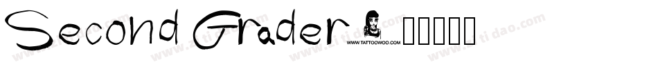 Second Grader字体转换